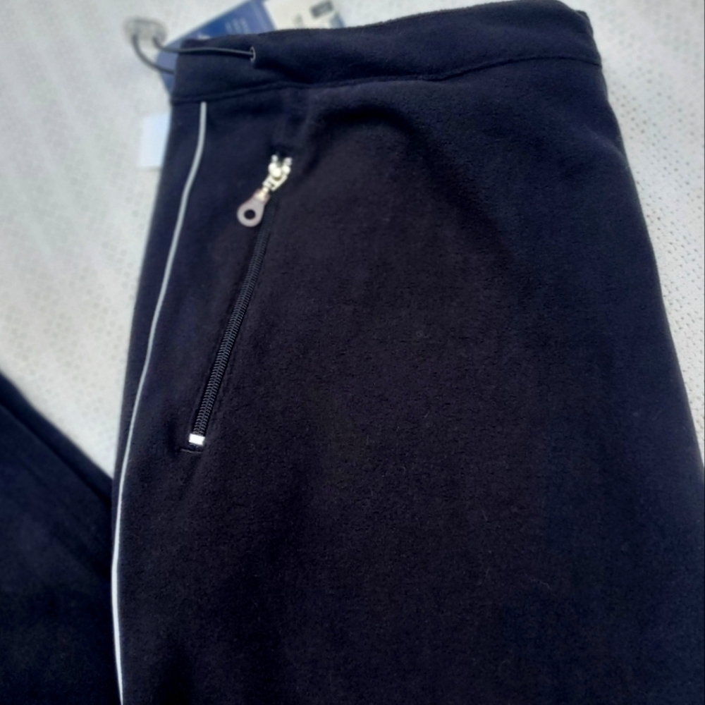 B.U.M. Original Black Fleece Cinched Sz XL Pants‎